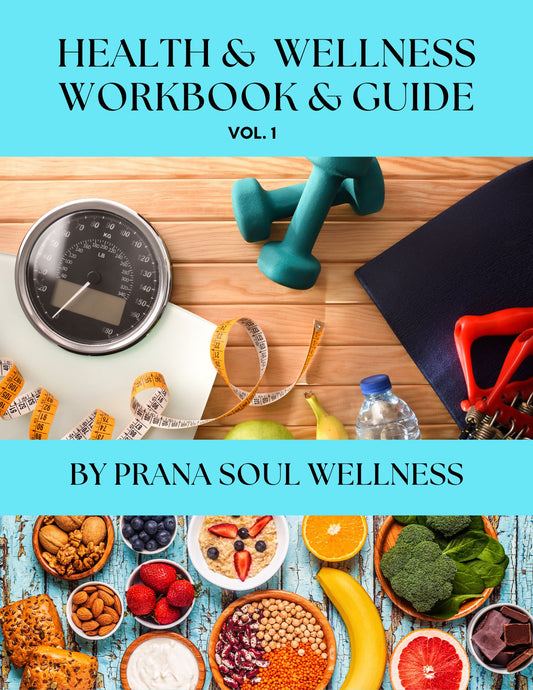 Health and Wellness Workbook and Guide Vol.1 Nutrition, Fitness, Meal and Wellness Planner. Editable, Printable, Undated Digital Planner.