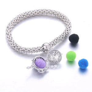 Creative Aromatherapy Bracelet Jewelry perfume Aroma Diffuser Essential Oil Diffuser Pendant Locket Bracelet With Pads
